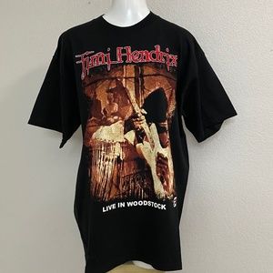 Rare Jimi Hendrix Woodstock Memorial T-Shirt